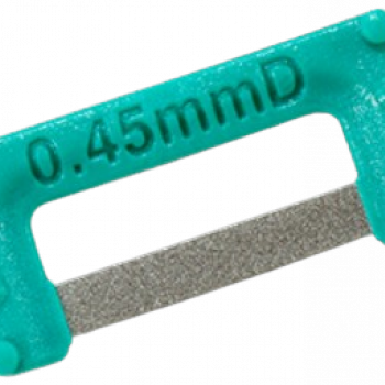 Lixas IPR PLUS - 0.45 mm Double-Sided Widener (Turquesa)