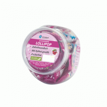 Xylipop - Lollipop Morango (pack 25uni)