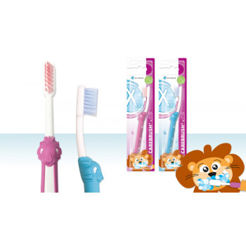Miradent Escova Carebrush Kids Rosa