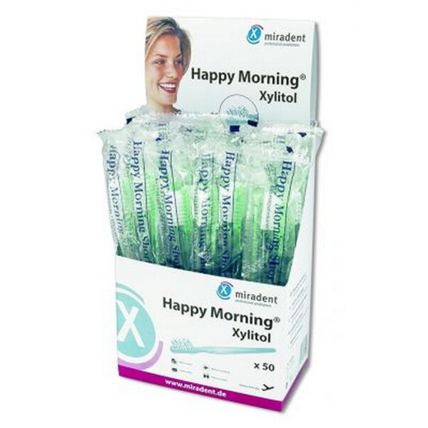 Happy Morning Xylitol 50UN - Escovas Com Xylitol