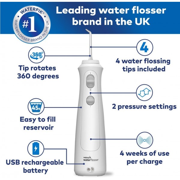 Waterpik Cordless Pearl WF-13 Branco Waterpik Cordless Pearl WF-13 Branco